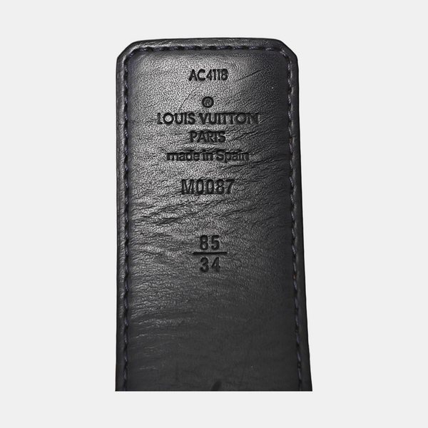 Coated Canvas Belt Black