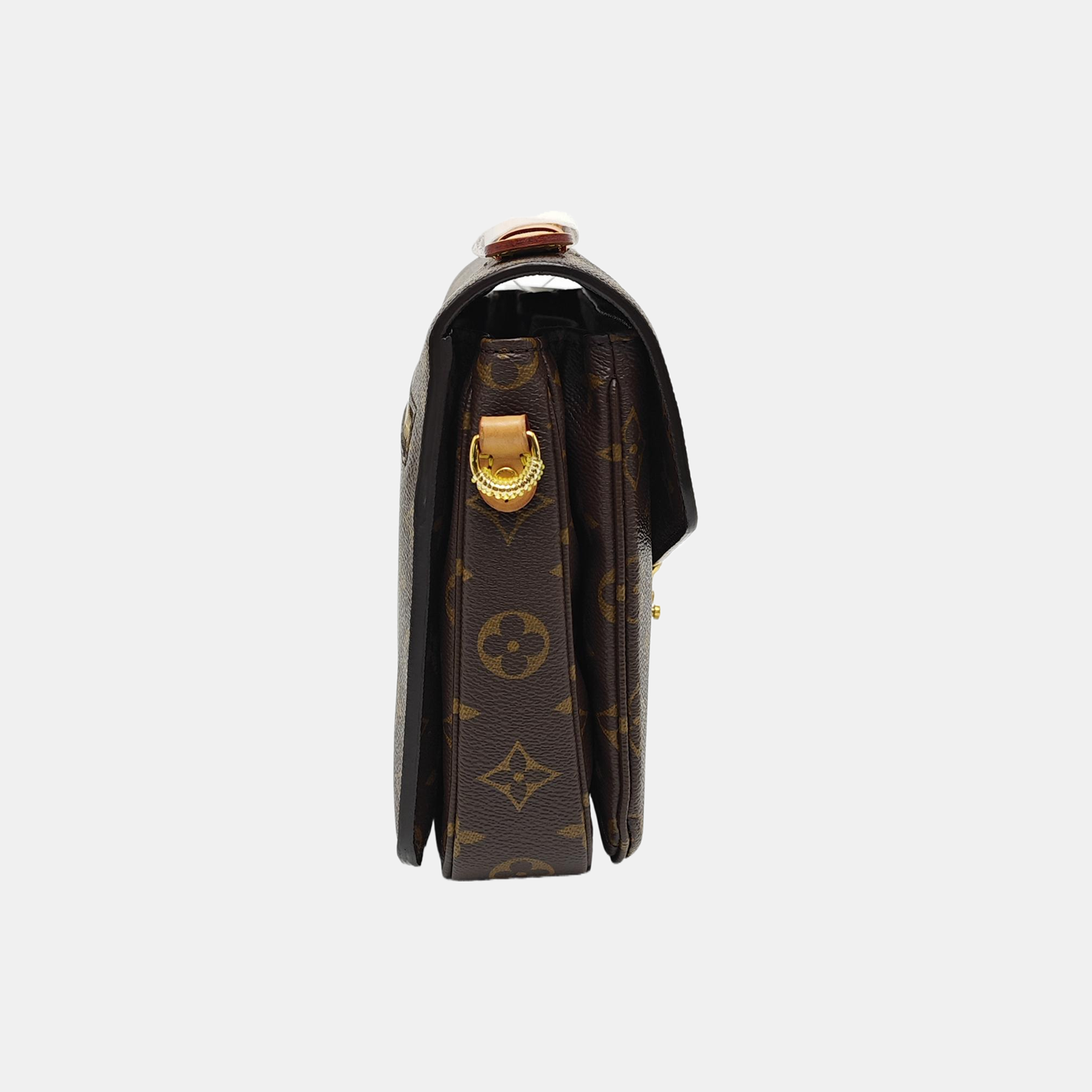 MÉTIS MM Monogram Coated Canvas Brown