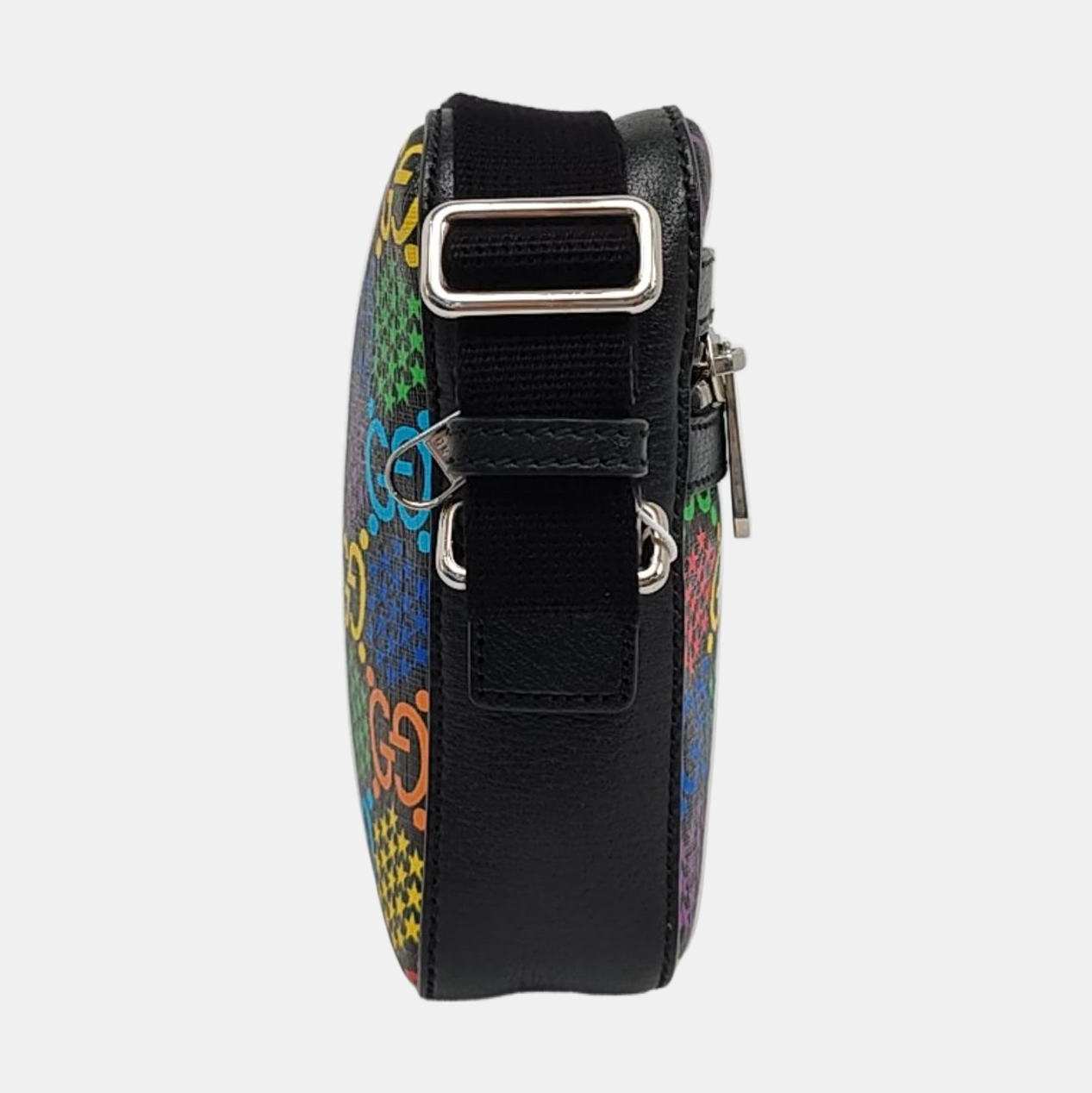 Psychedelic Monogram Coated Canvas Black
