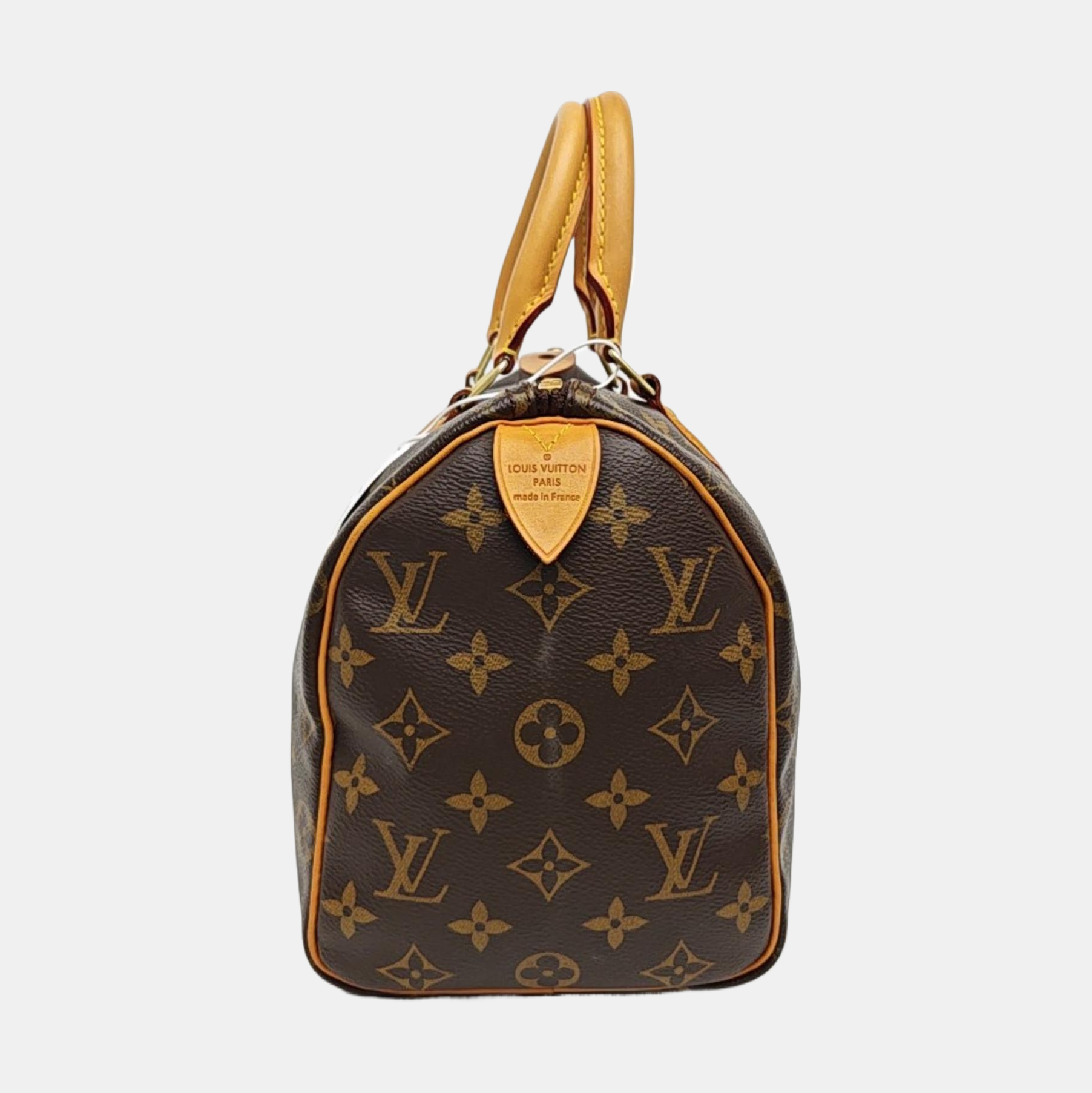 SPEEDY 25 Monogram Coated Canvas Brown