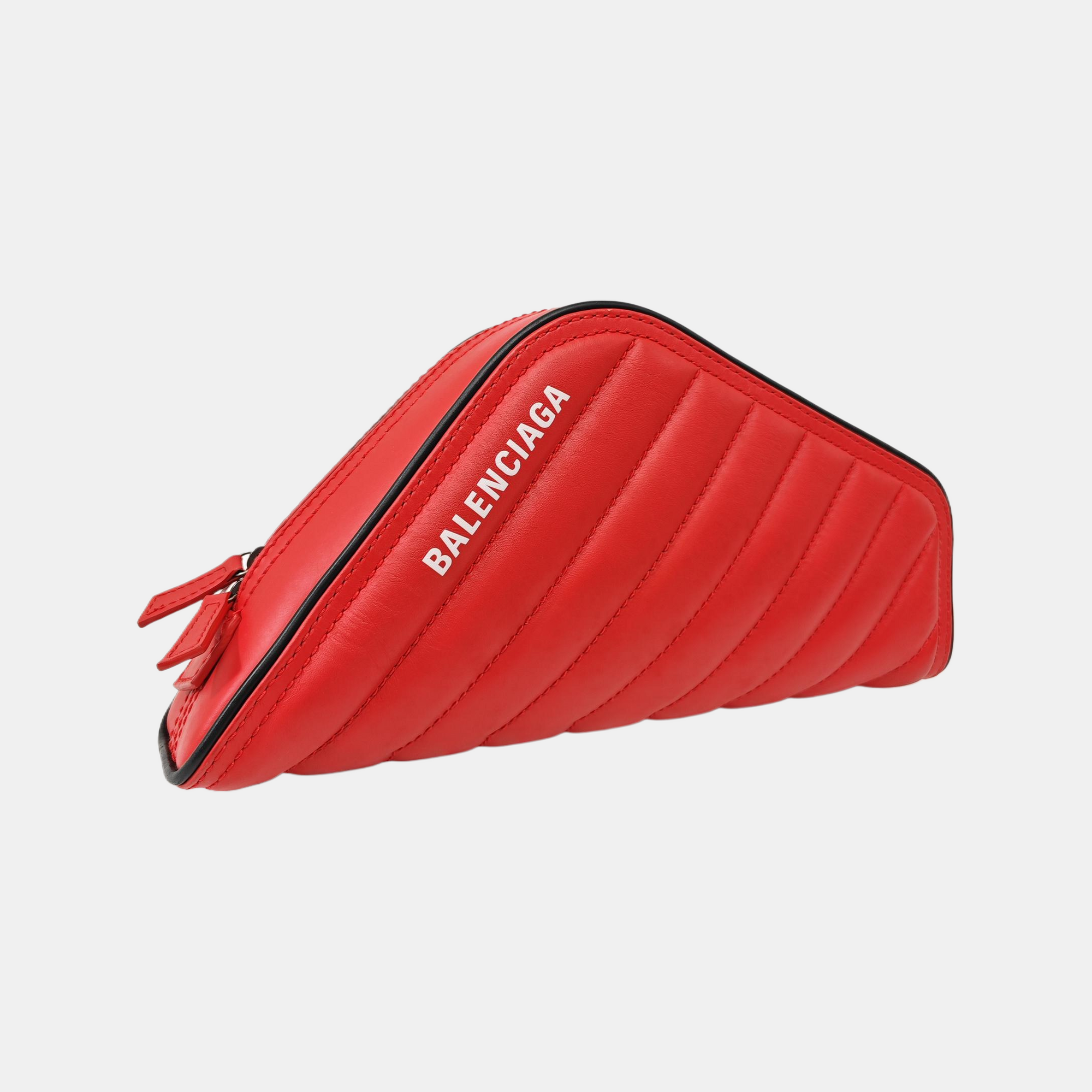 Camera Quilted Calfskin Red