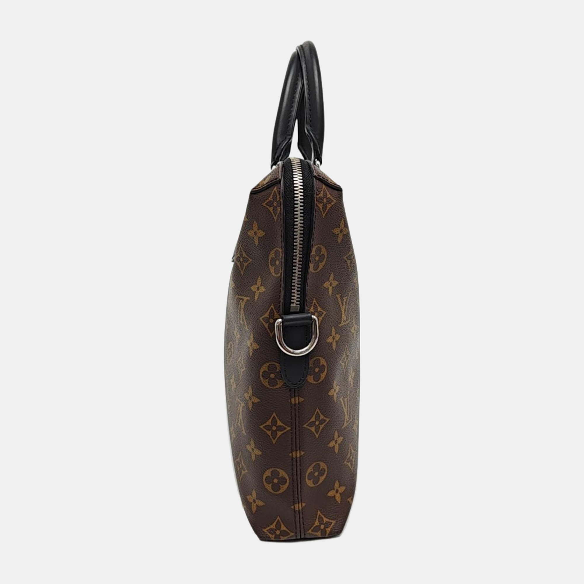 PORTE-DOCUMENTS Monogram Coated Canvas Brown