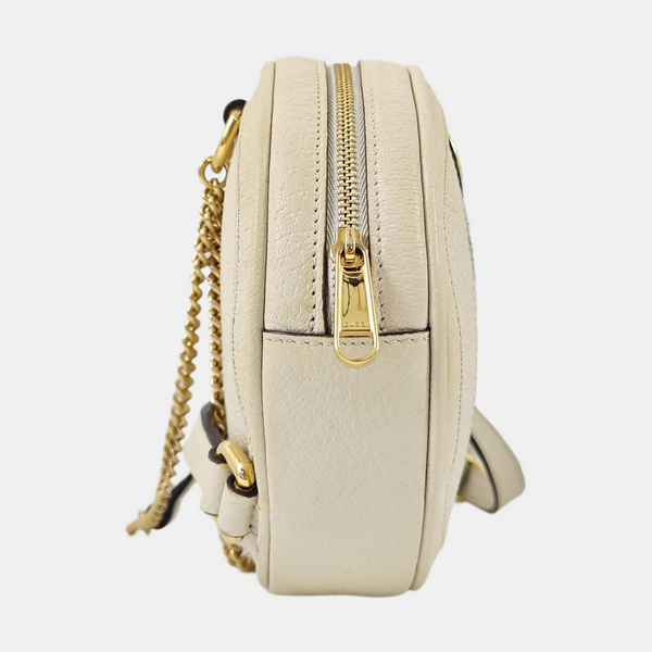 Ophidia Mini Calfskin White