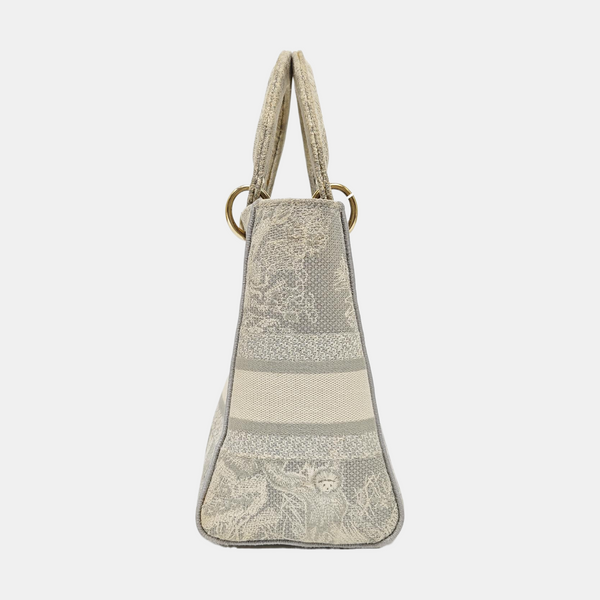 Lady D-Lite Medium Fabric Gray