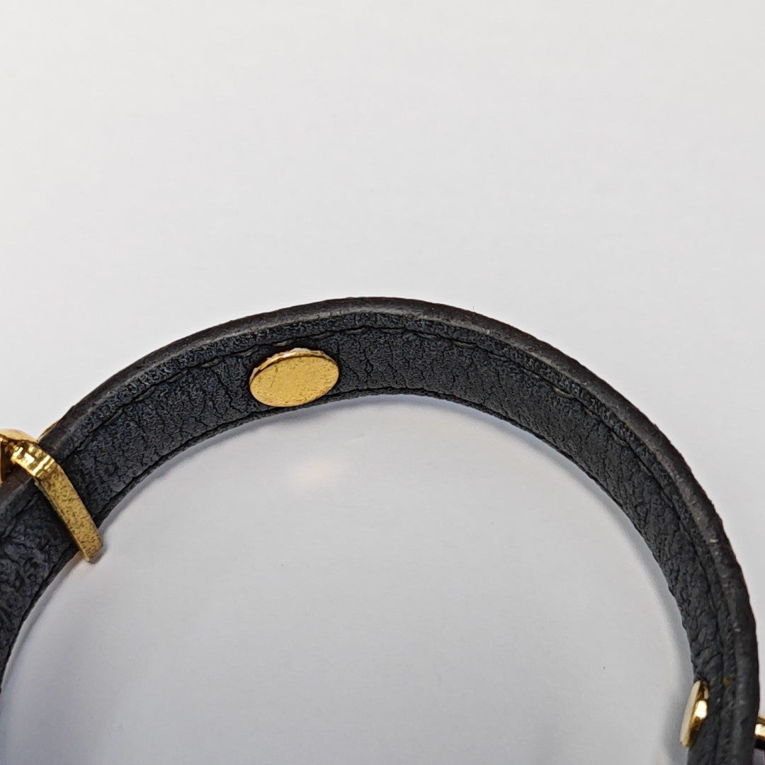 BLOOMING Coated Canvas Brown Bangle