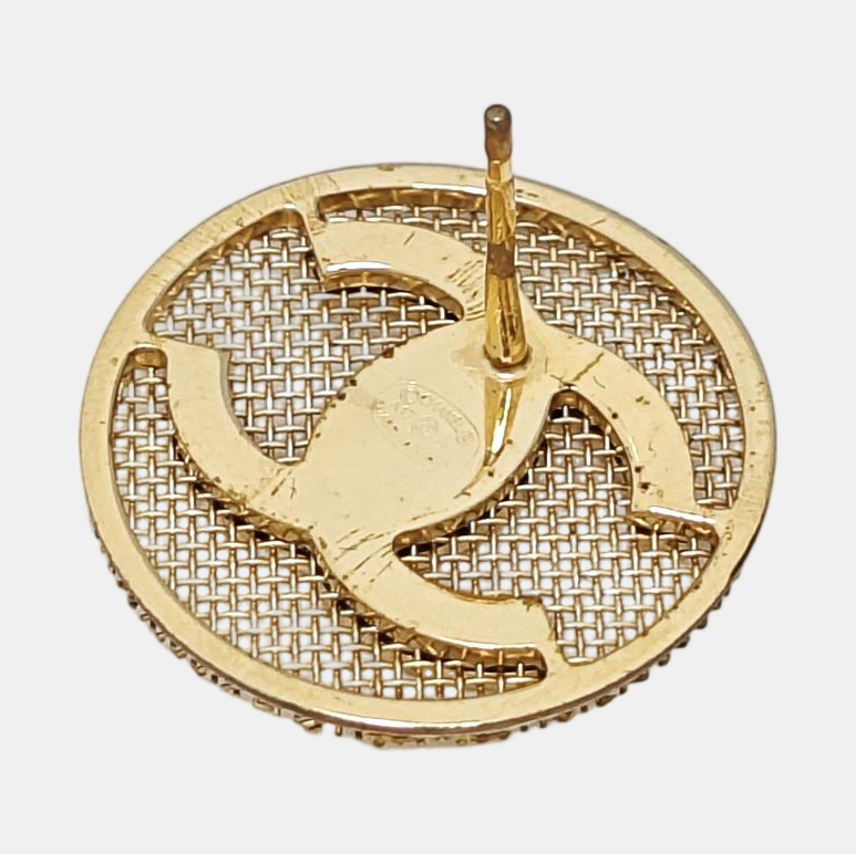 Metal Gold Stud Earrings