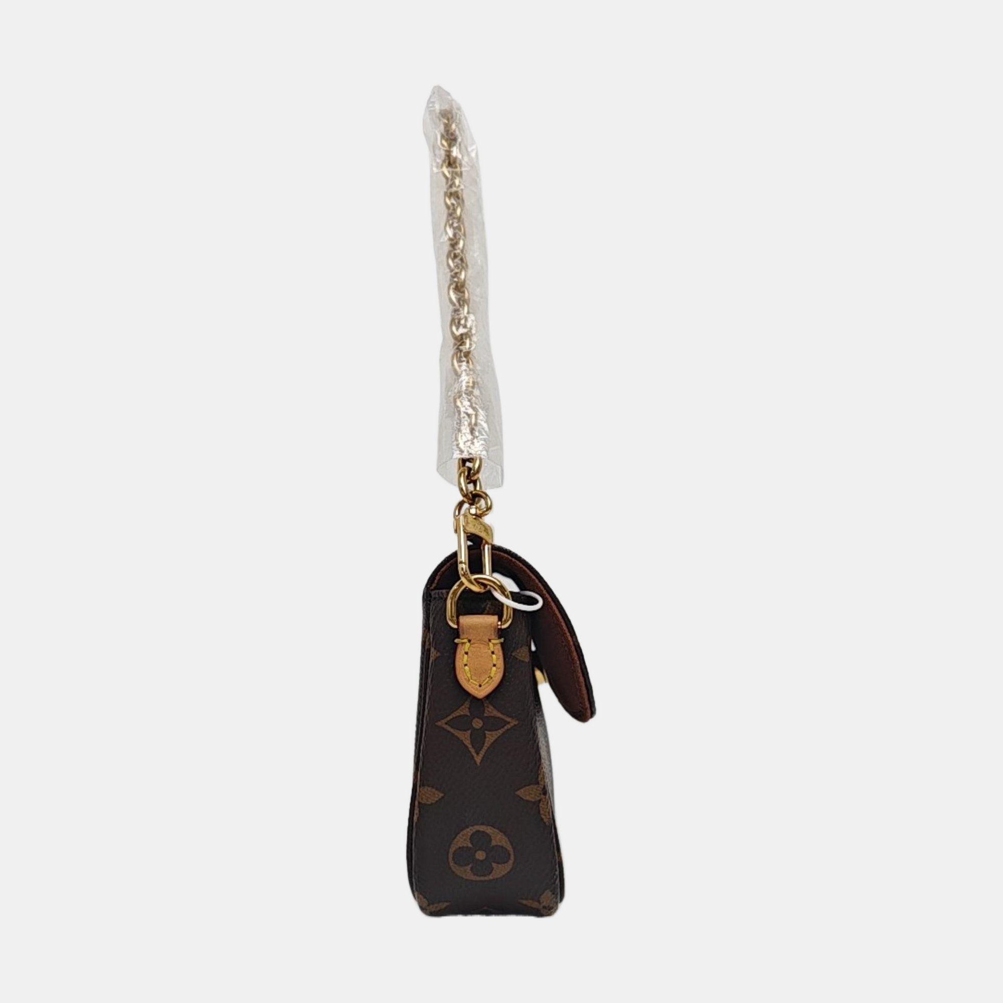 IVY Monogram Coated Canvas Brown