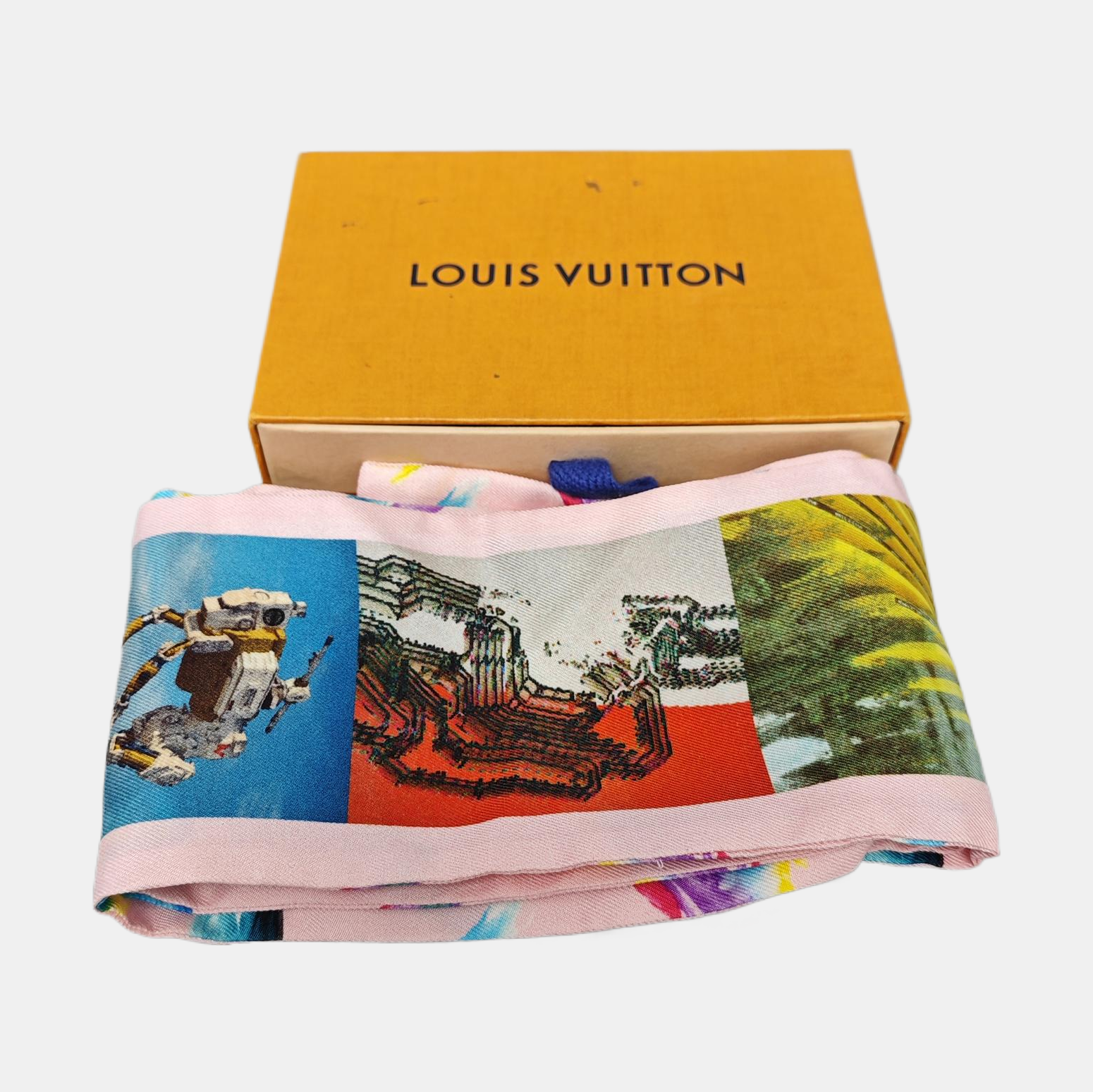 Mulberry Silk Silk Scarf Multicolor