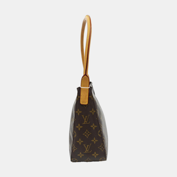 LOOPING MM Monogram Coated Canvas Brown