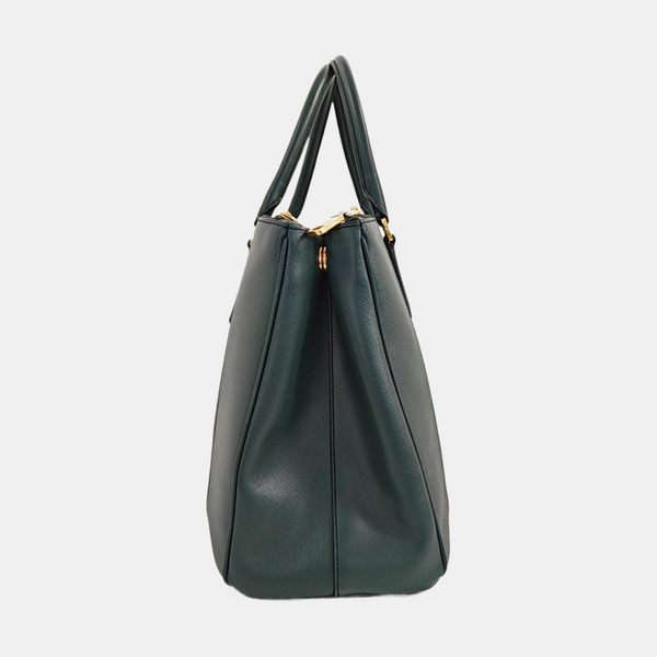 Galleria Extra Large Saffiano Calfskin Green
