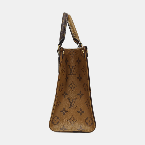 ONTHEGO PM Monogram Coated Canvas Brown