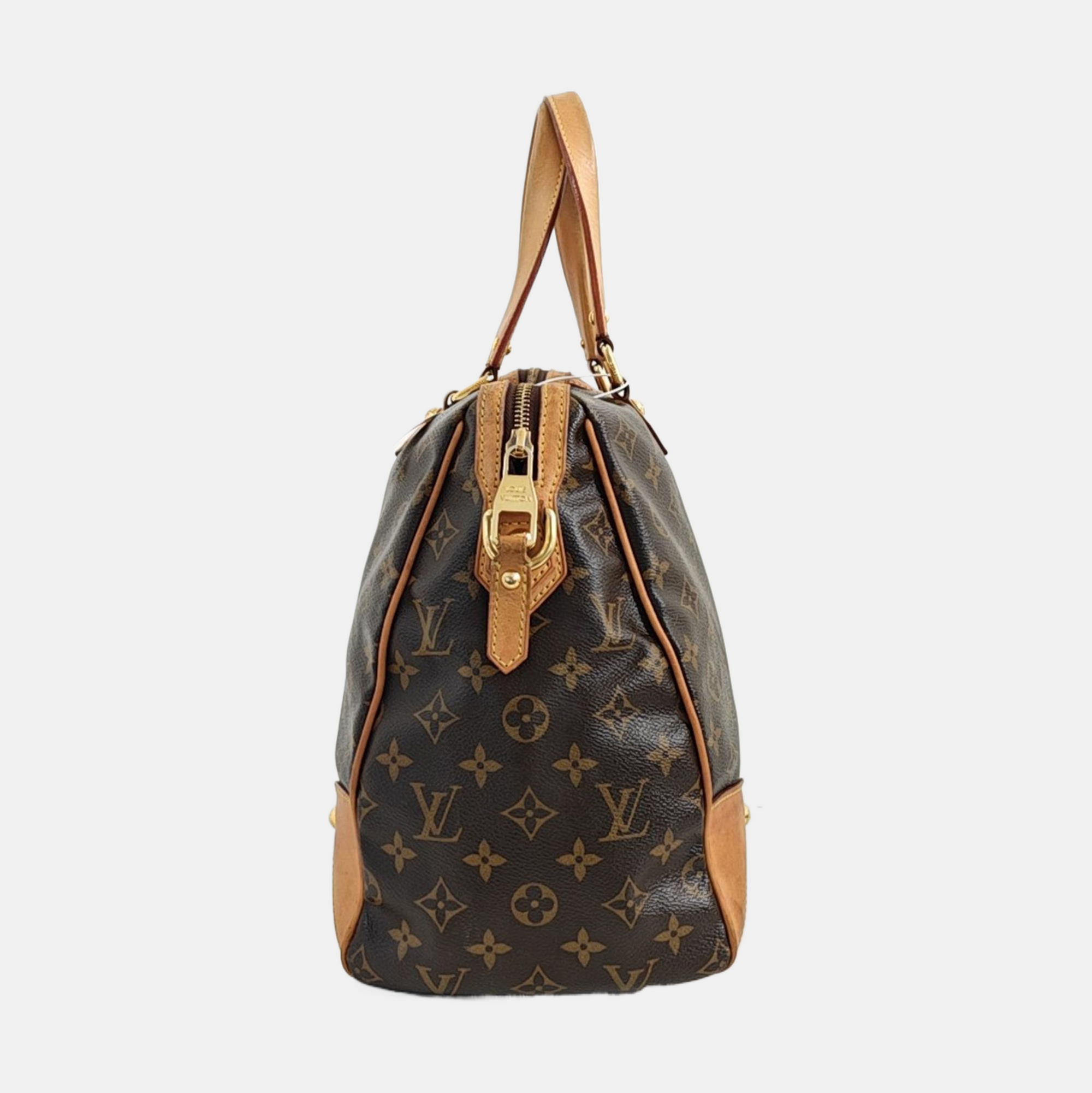 RETIRO GM Monogram Coated Canvas Brown