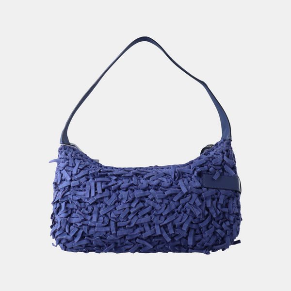 Clasp Hobo Fabric Blue