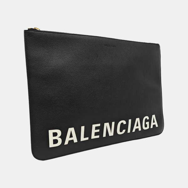Calfskin Clutch Black
