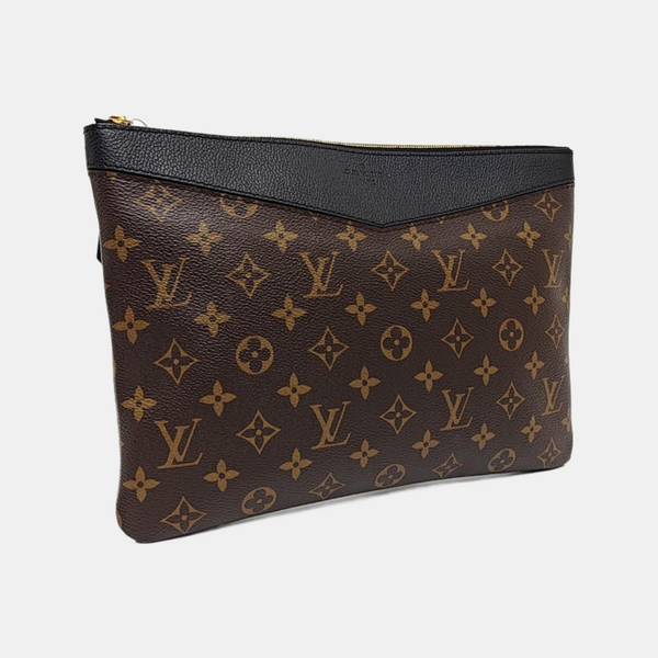 DAILY Monogram Coated Canvas Brown