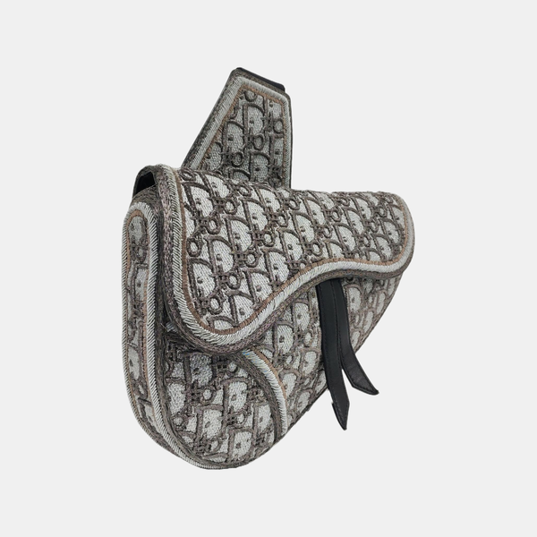 Saddle Medium Oblique Fabric Gray