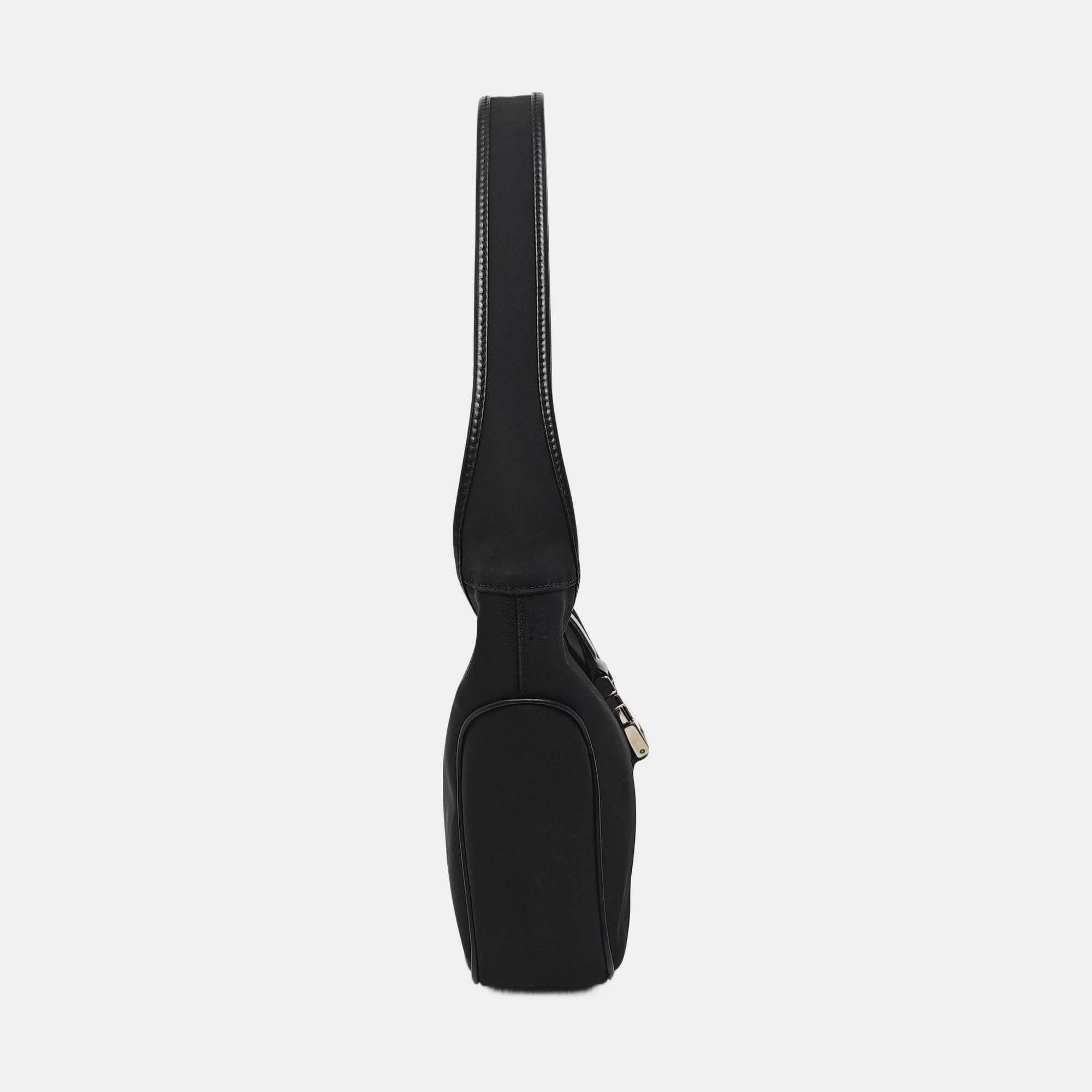 Nylon Shoulder Bag Black