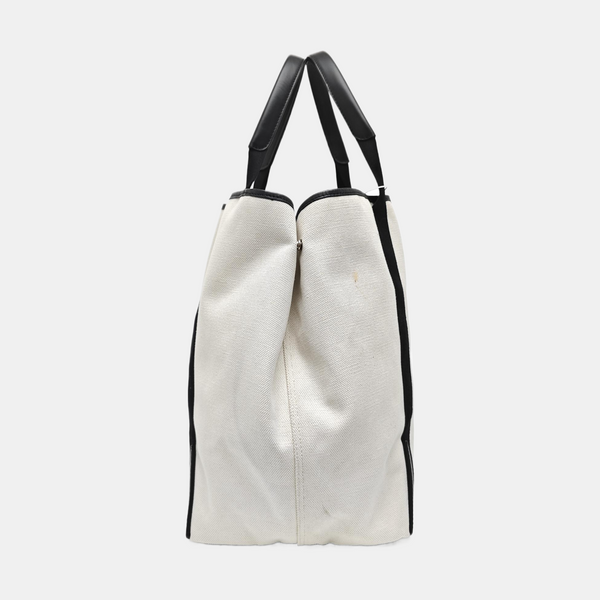 Navy Canvas White