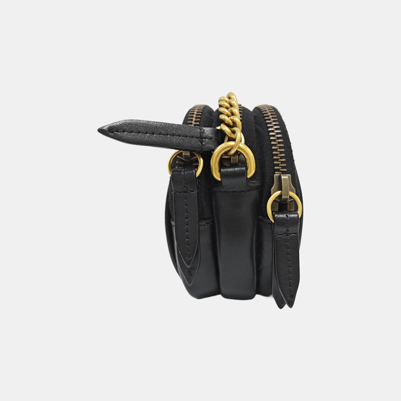 GG Marmont Mini Quilted Calfskin Black
