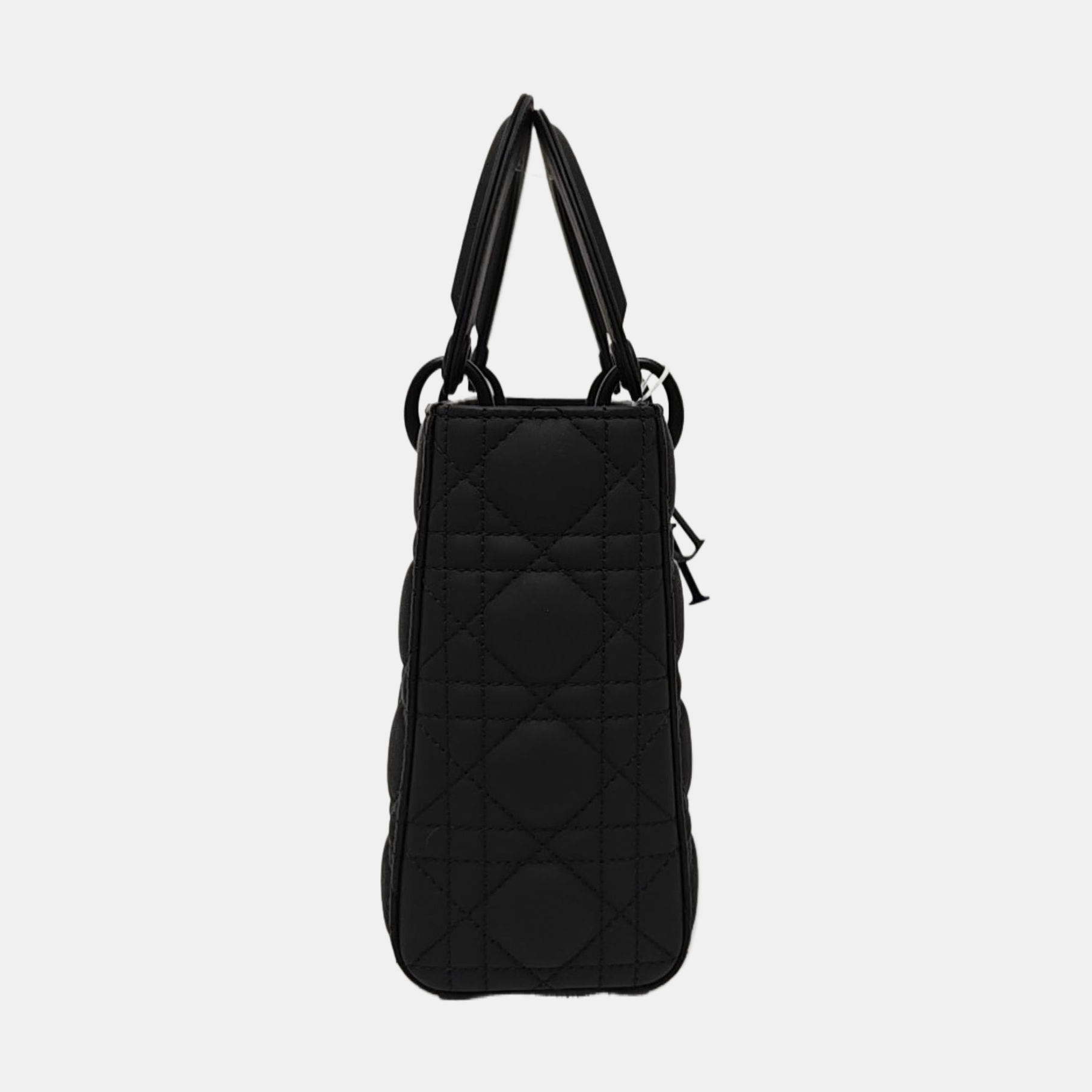 Lady Dior Small Cannage Calfskin Black
