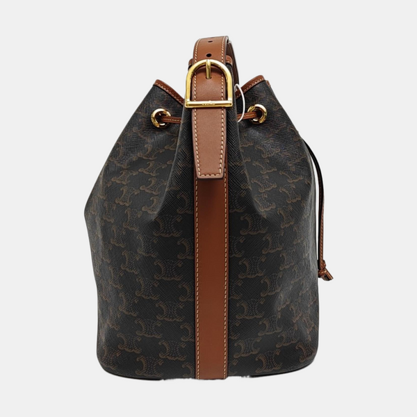 TRIOMPHE CANVAS Medium Coated Canvas Brown