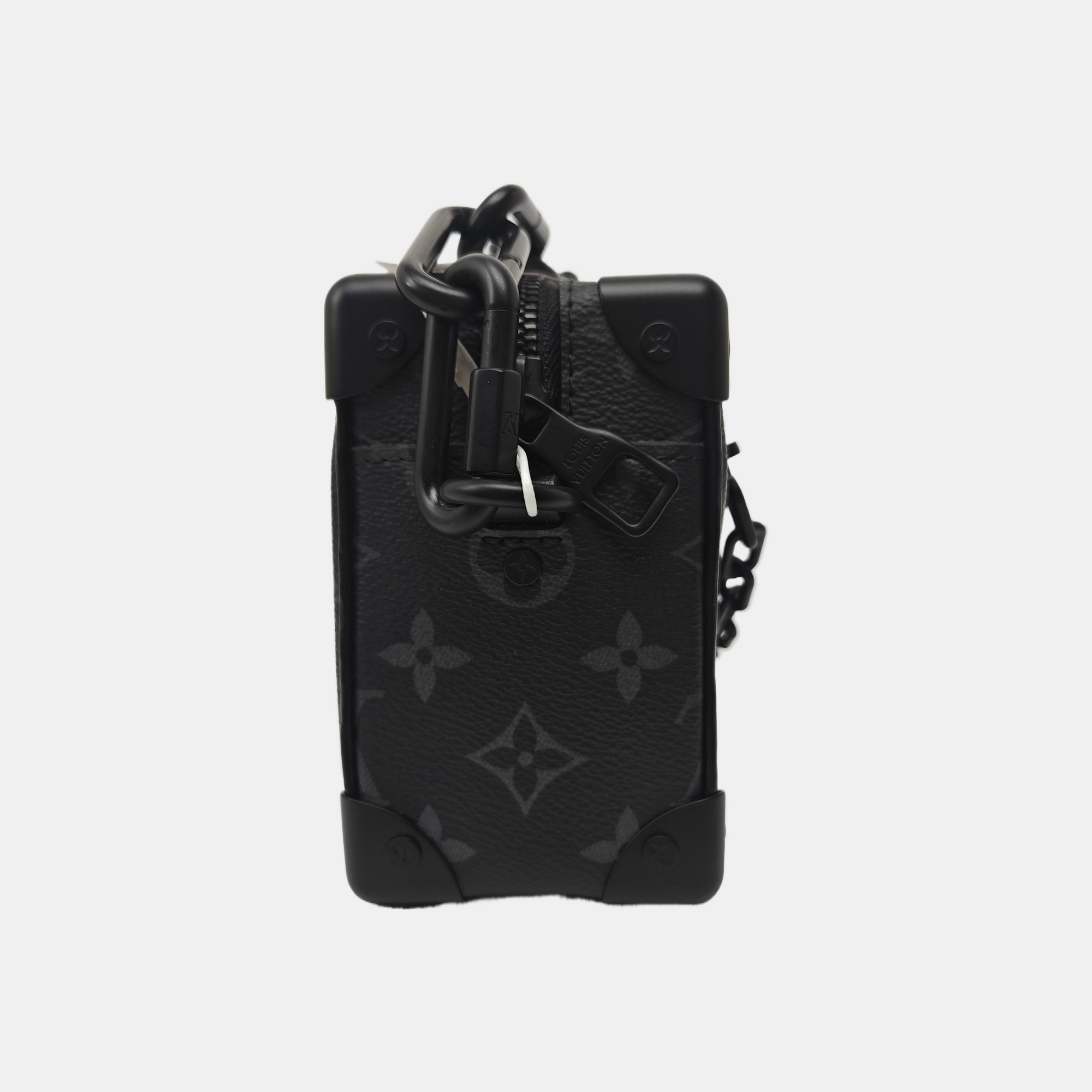 SOFT TRUNK Mini Monogram Coated Canvas Black