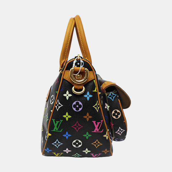 LV × TM RITA Monogram Coated Canvas Black