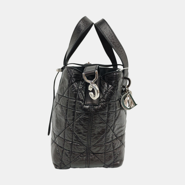 Toujours Small Cannage Calfskin Black