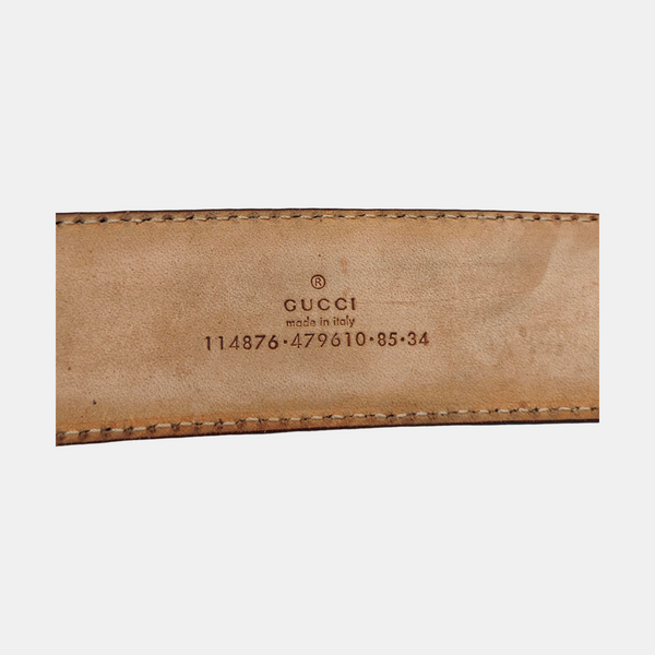 Leather Belt White