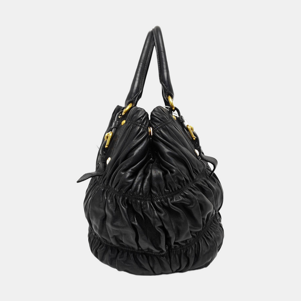 Gaufre Calfskin Black