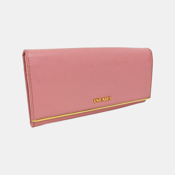 Saffiano Calfskin Wallet Pink