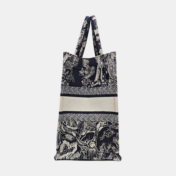 Book Tote Medium Fabric Blue