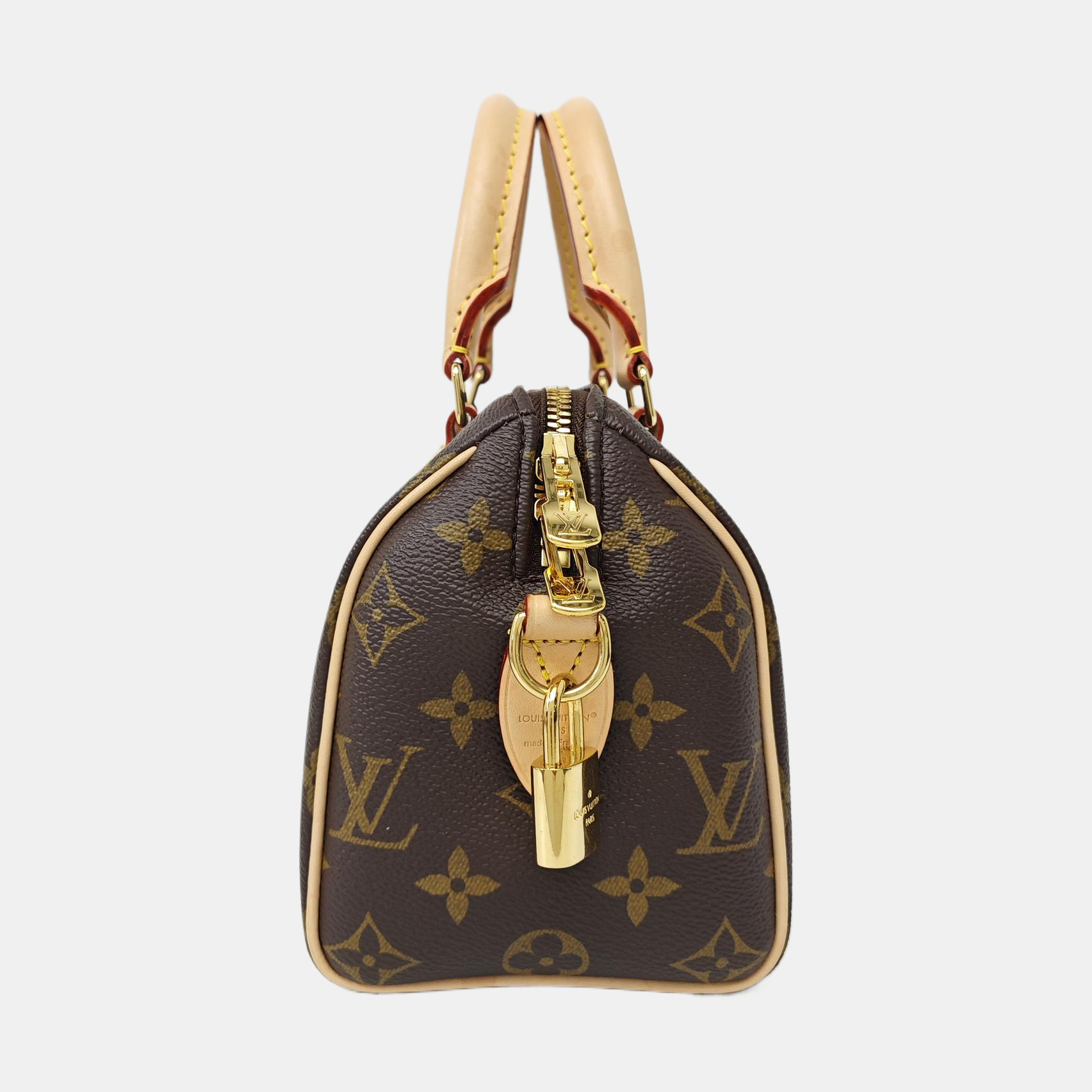 SPEEDY 20 Monogram Coated Canvas Brown