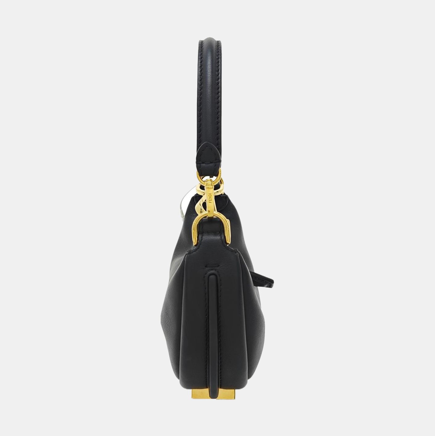 Calfskin Shoulder Bag Black