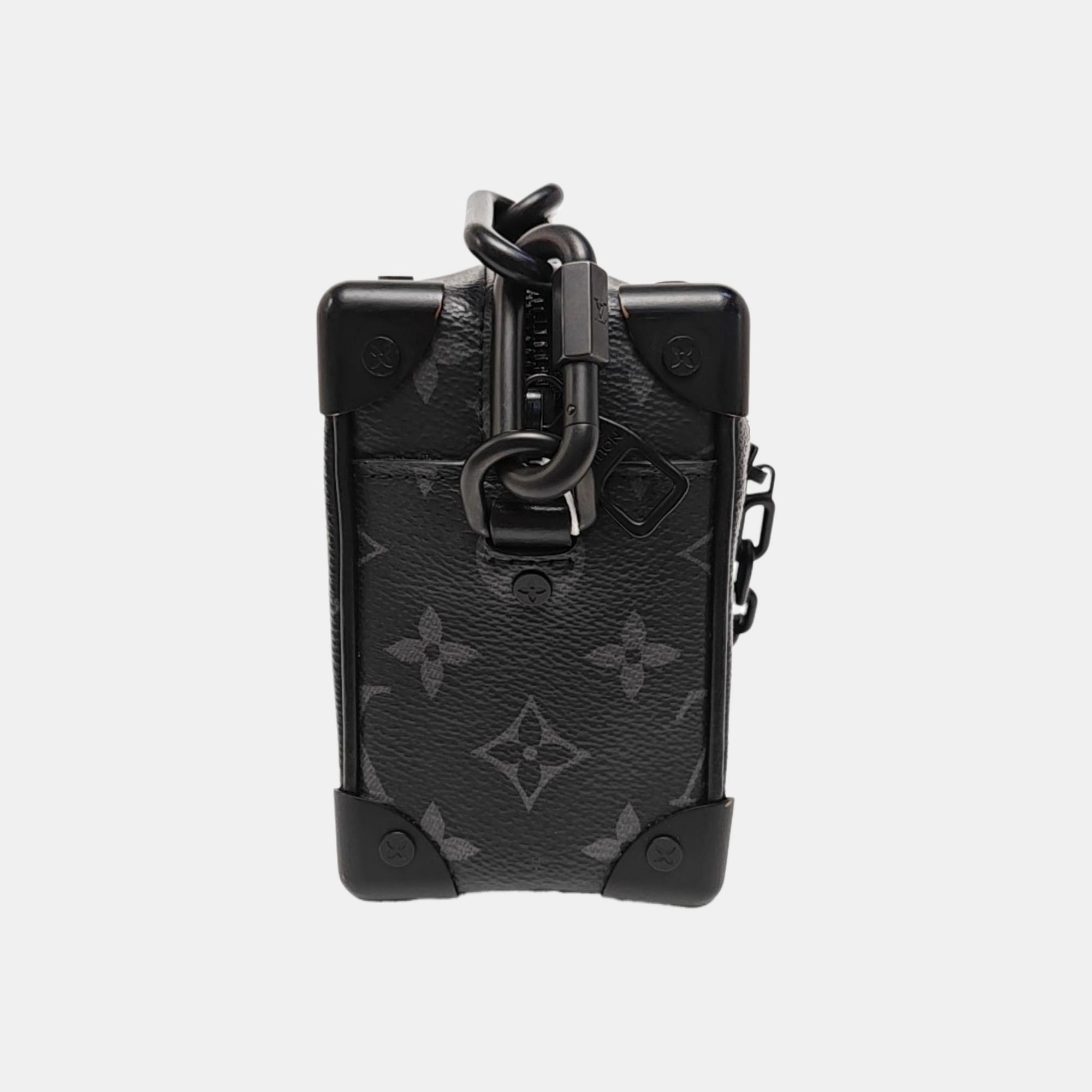 SOFT TRUNK Mini Monogram Coated Canvas Black