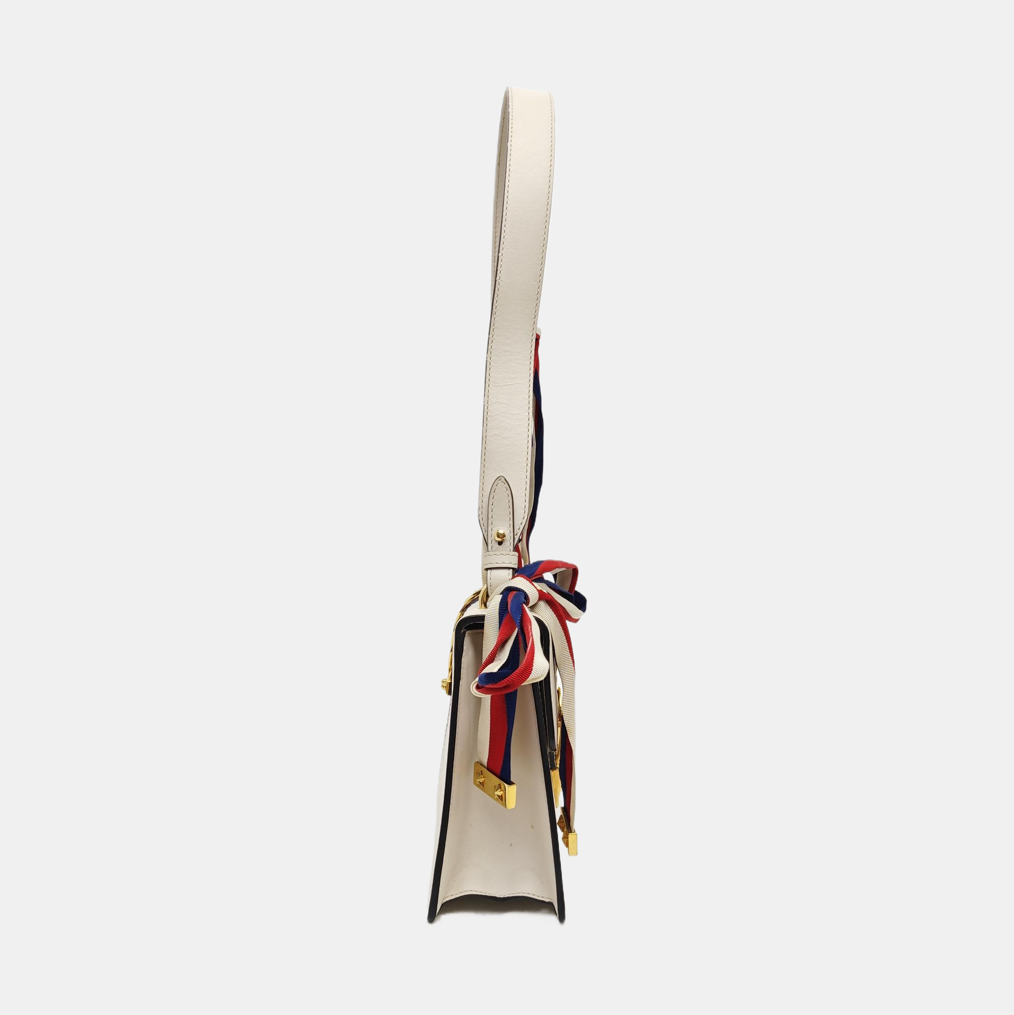 Sylvie Small Calfskin White
