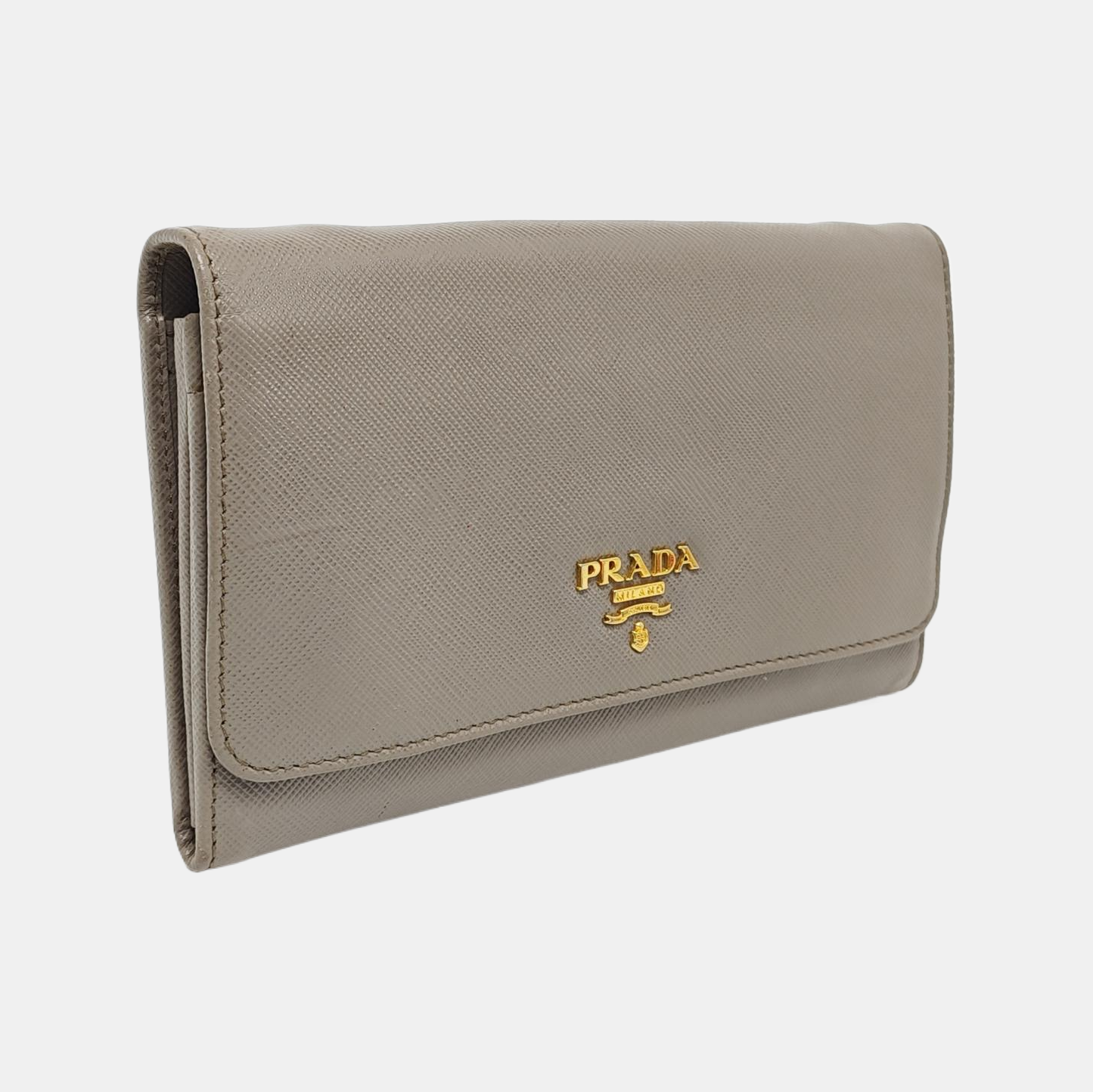 Calfskin Wallet Gray