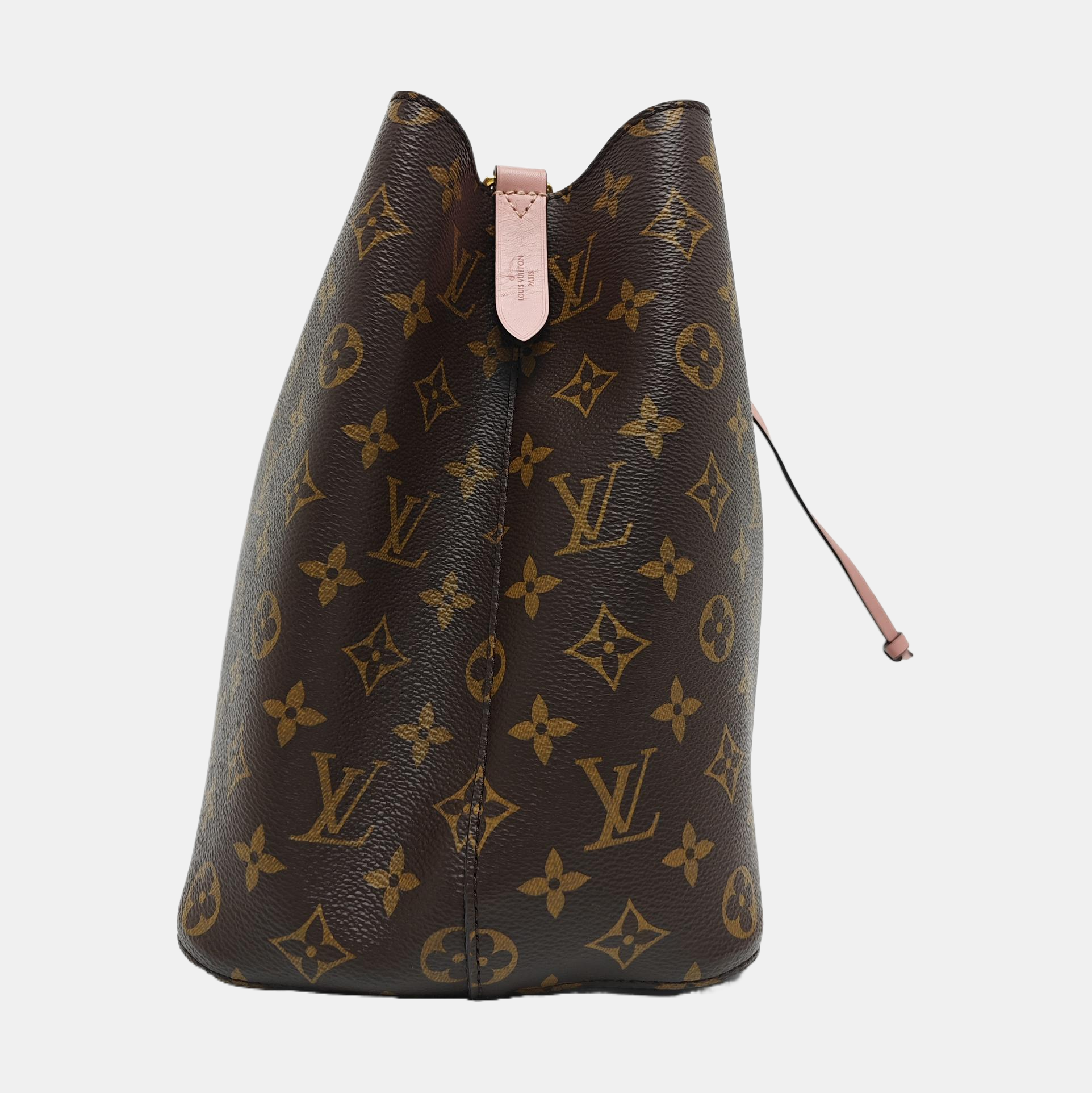 NÉONOÉ MM Monogram Coated Canvas Brown