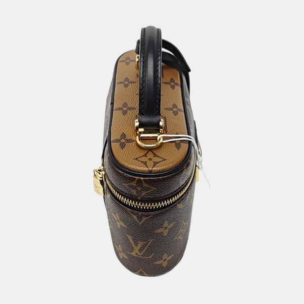 Vanity Chain Pouch Monogram Coated Canvas Brown