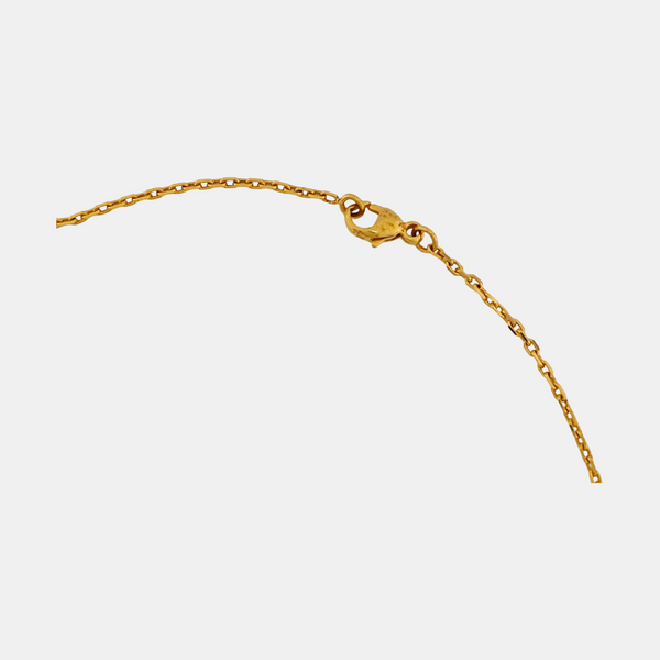 Pop H Metal Gold Necklace
