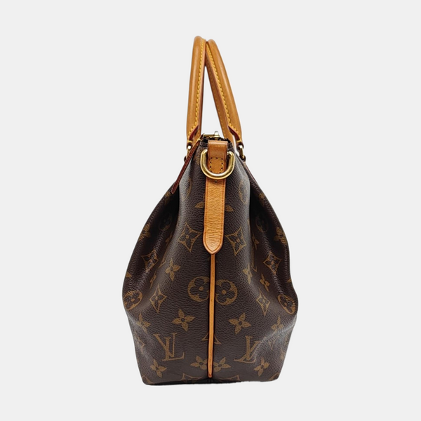 TURENNE PM Monogram Coated Canvas Brown
