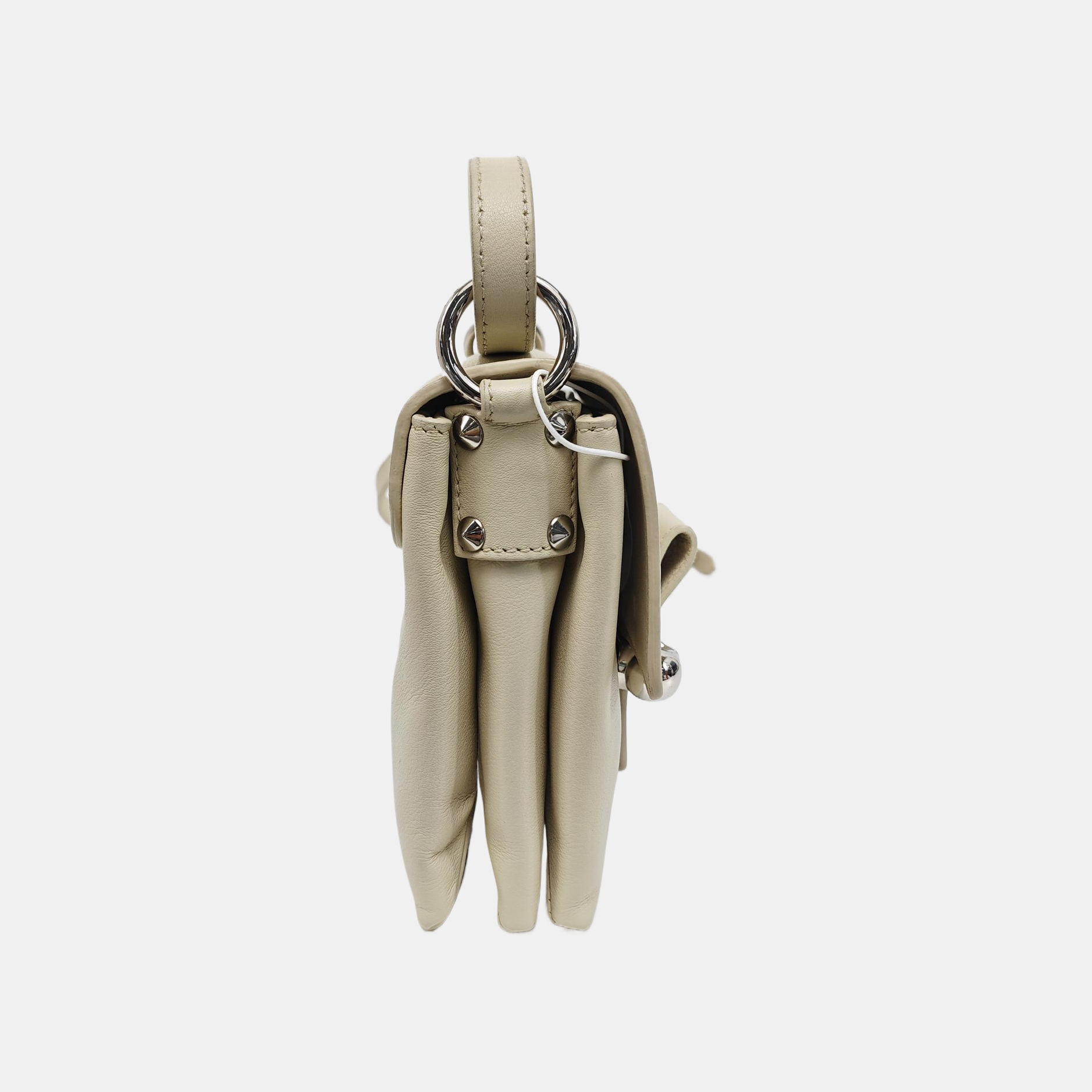 Calfskin Crossbody Bag Beige
