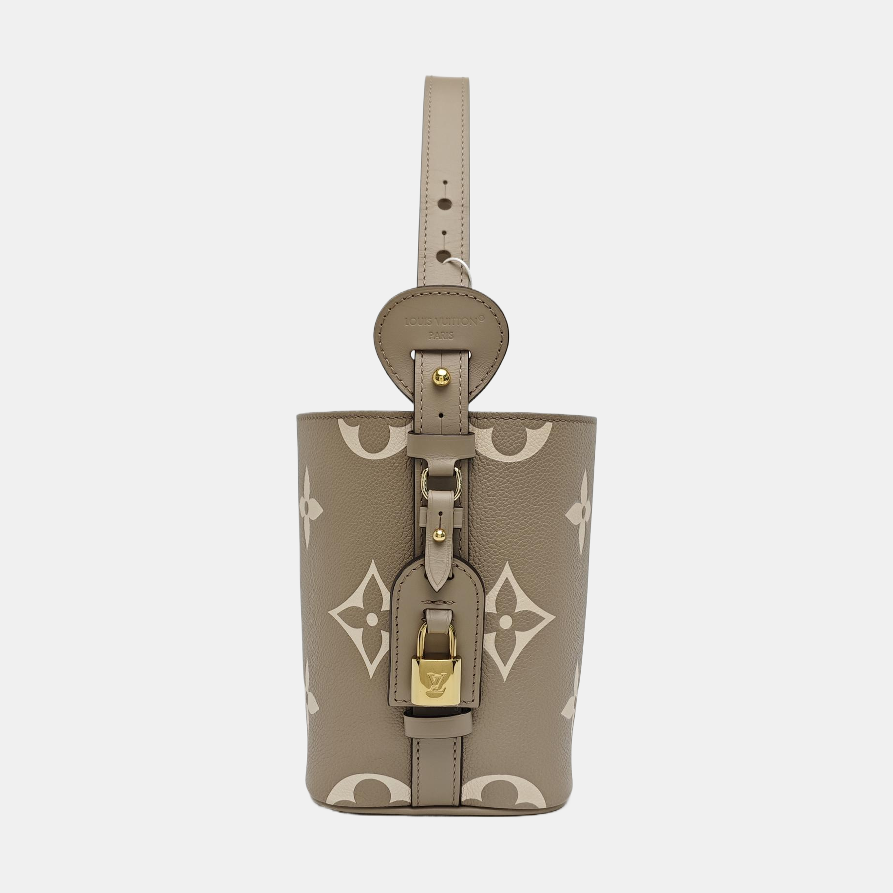 ALL IN BB Monogram Calfskin Gray