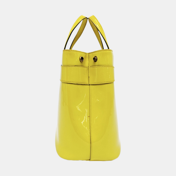 Bright Bit Patent Leather Yellow