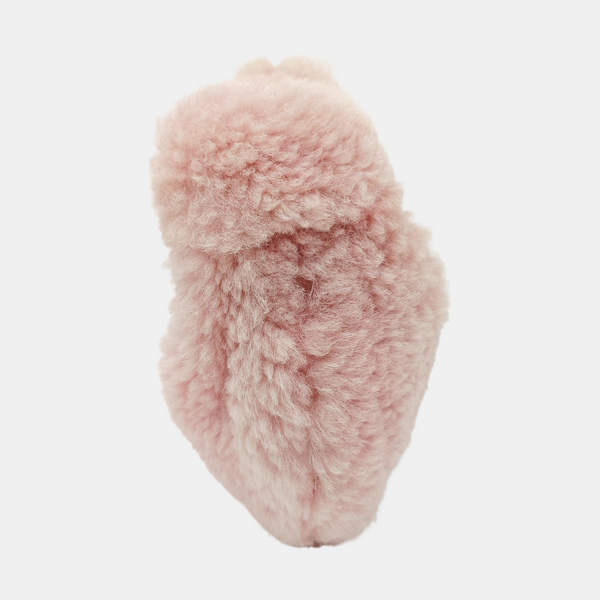 Fur Top Handle Bag Pink