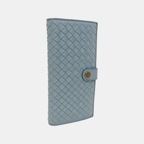 Lambskin Wallet Blue