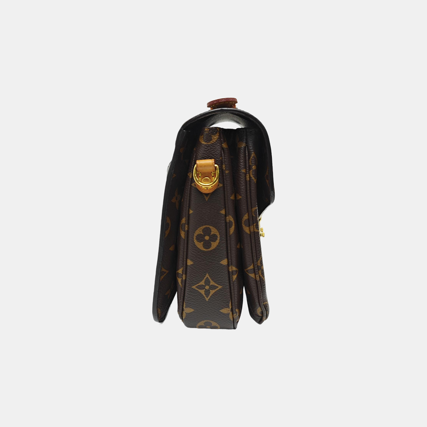 MÉTIS MM Monogram Coated Canvas Brown