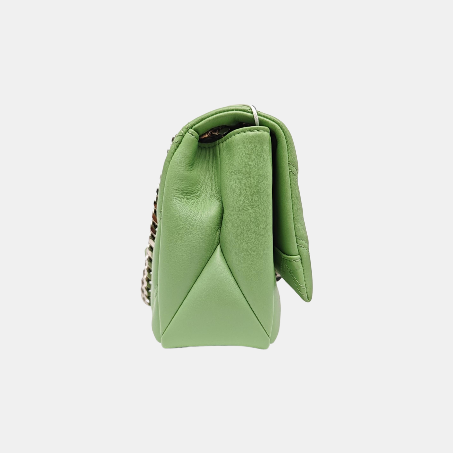 SERPENTI CABOCHON Small Quilted Calfskin Green