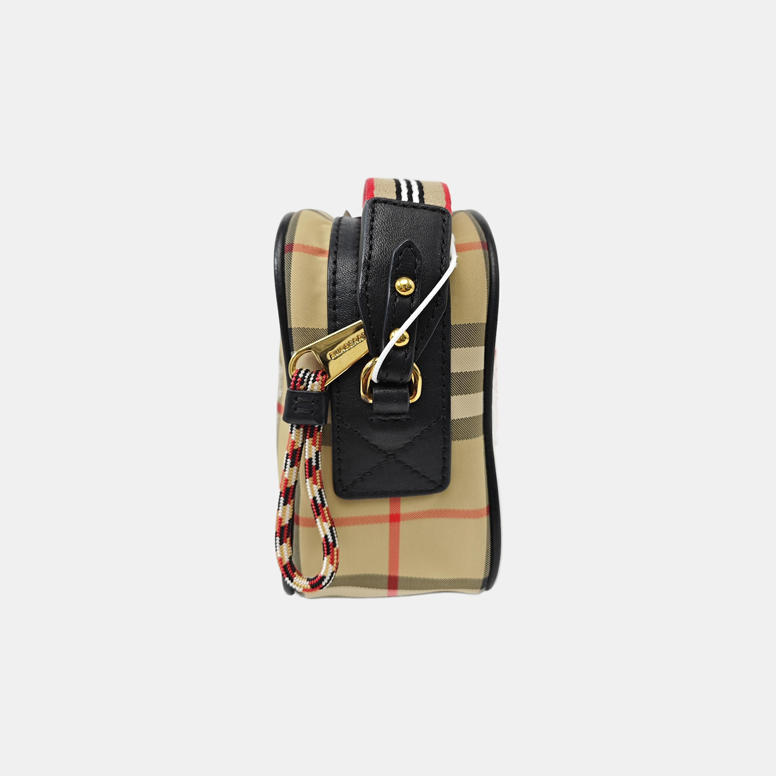 Nylon Shoulder Bag Beige