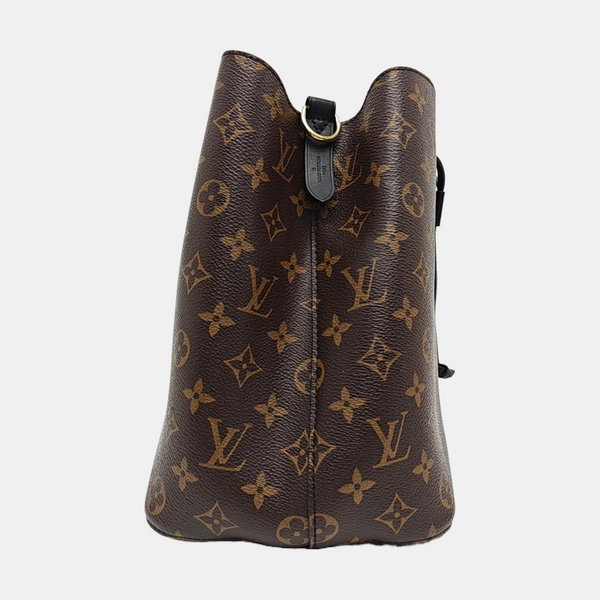 NÉONOÉ MM Monogram Coated Canvas Brown